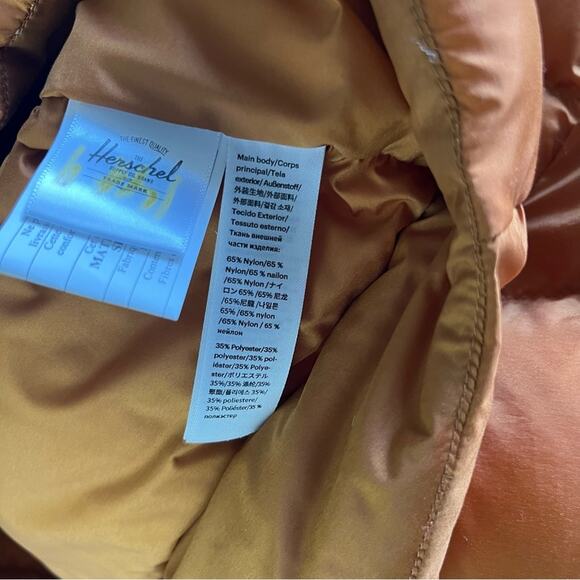 Herschel Men’s Featherless Hooded Jacket Size Small - Picture 8 of 9